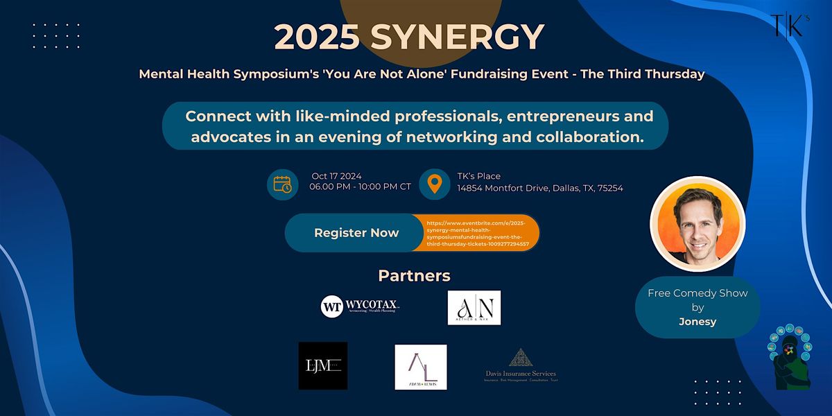 2025 SYNERGY Mental Health Symposium'sFundraising Event -The Third Thursday