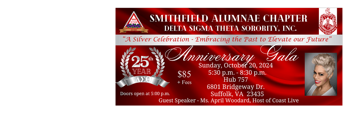 25th Anniversary Celebration, Smithfield Alumnae Chapter of DST, Inc.