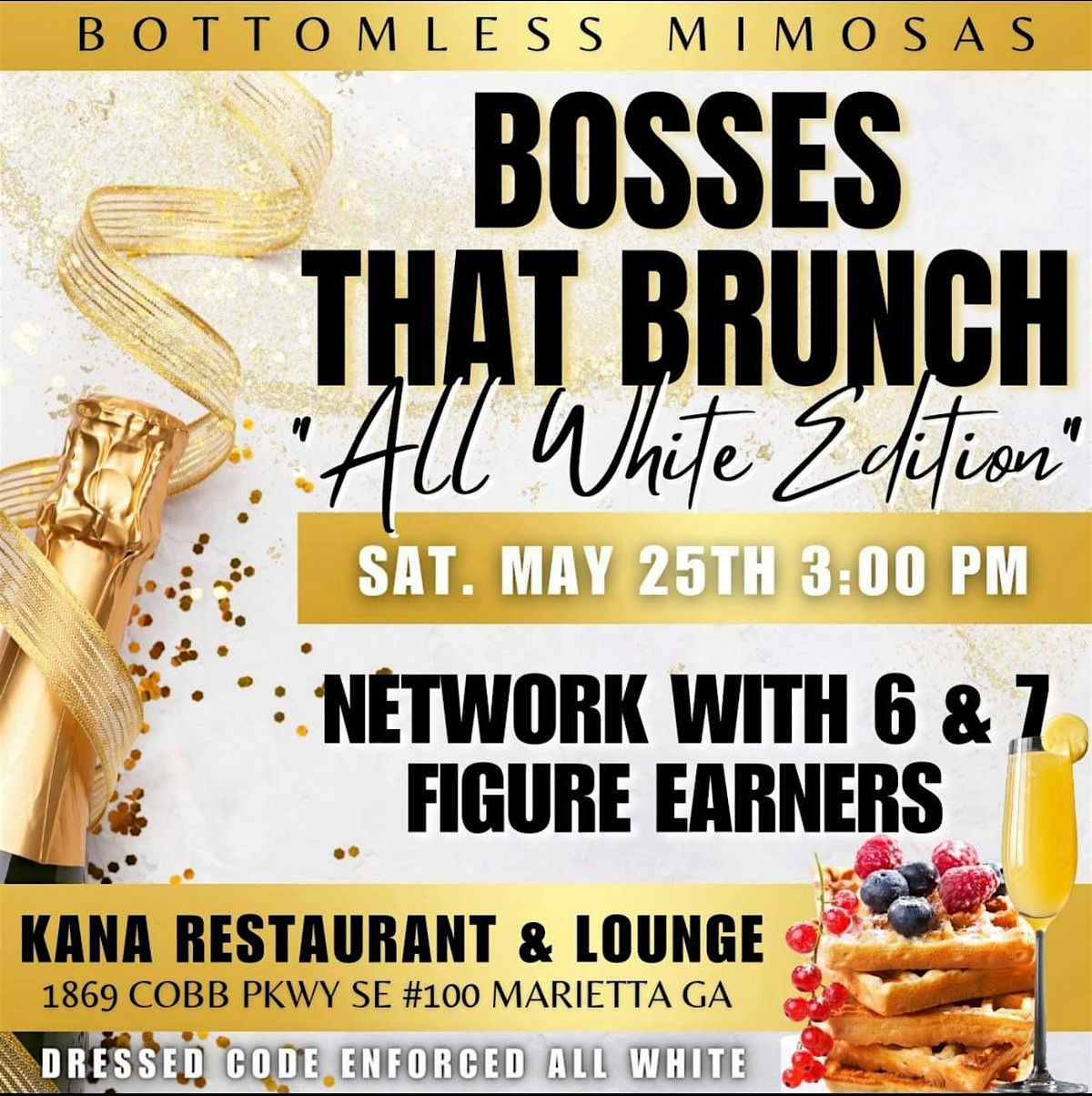 Bosses That Brunch All White Edition