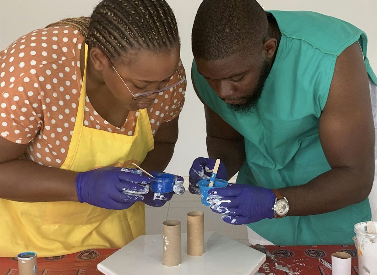 Acrylic Pouring with Nyasha Choga Art