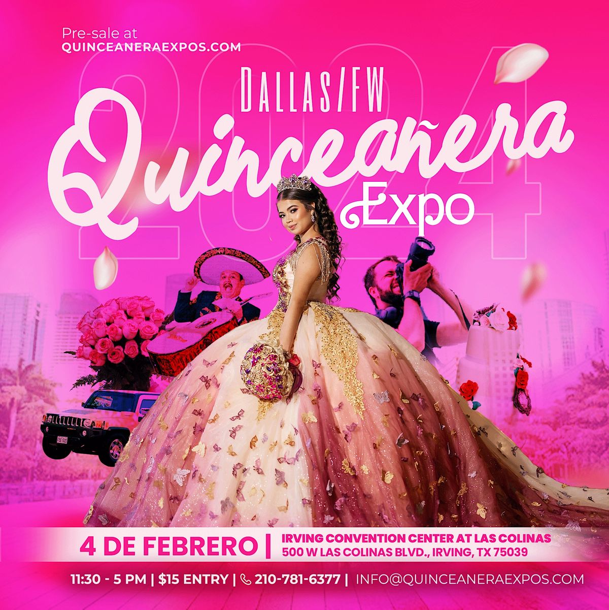 2024 Dallas / Fort Worth Quinceanera Expo at Irving Convention Center