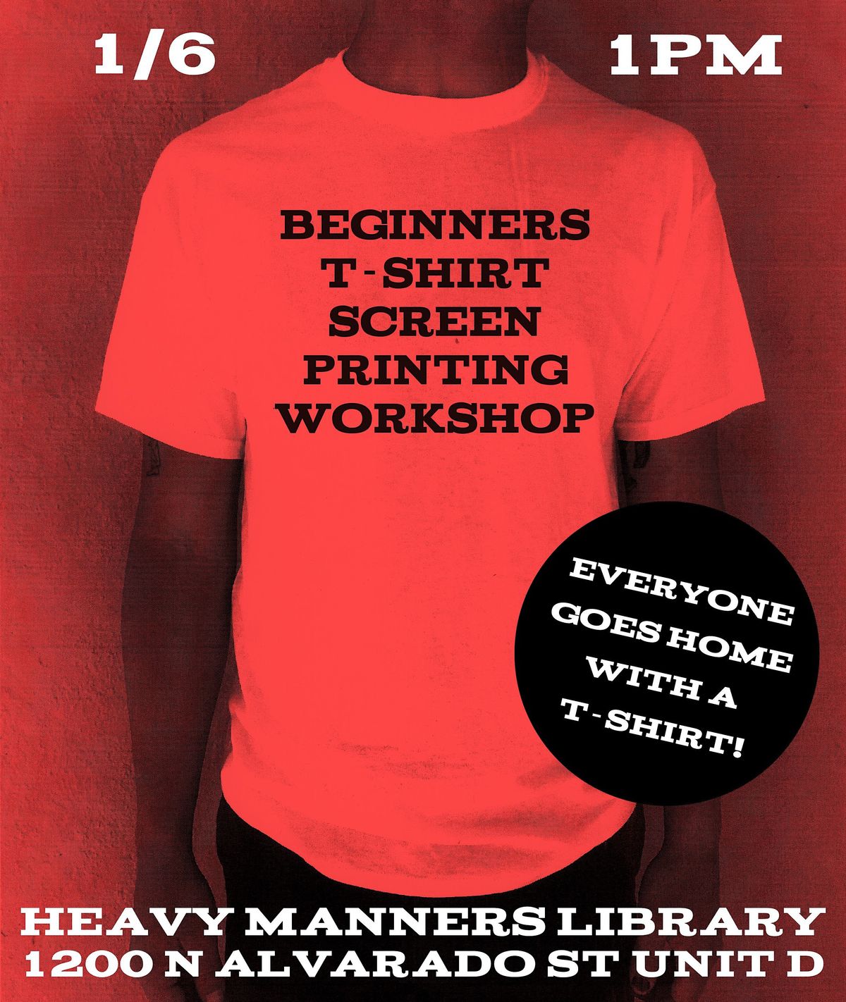 Beginners T-shirt Screen Printing Workshop (1\/6)