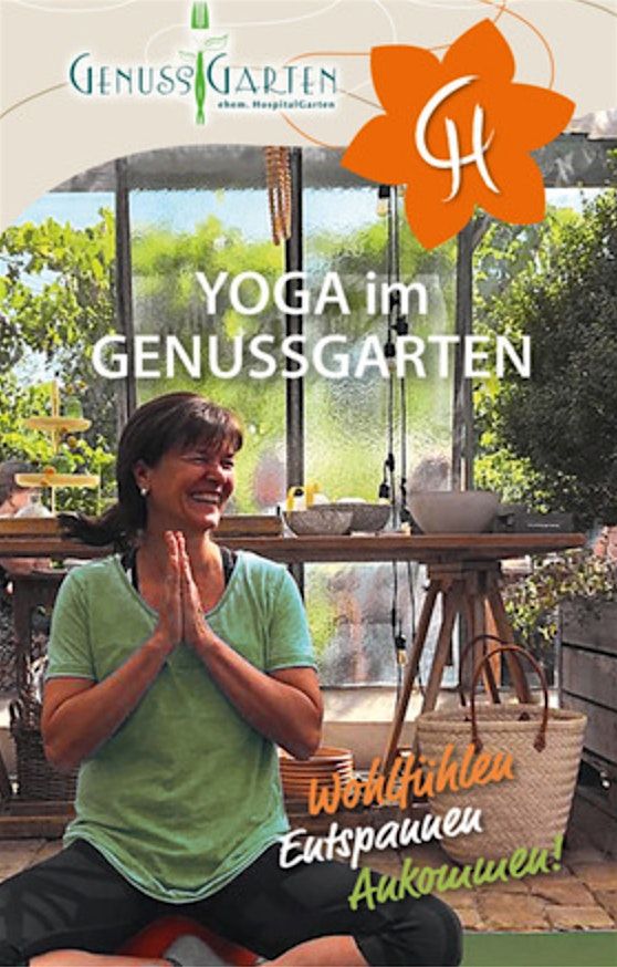 Yoga und Fr\u00fchst\u00fcck im GenussGarten