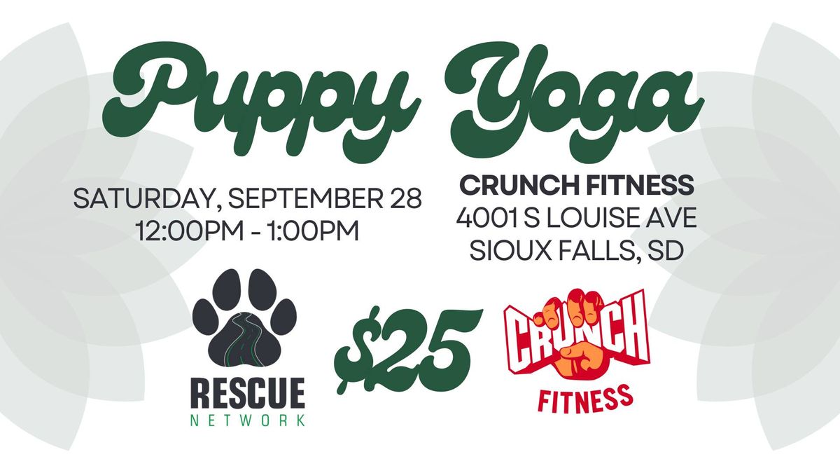 SD - Puppy Yoga with Crunch Fitness