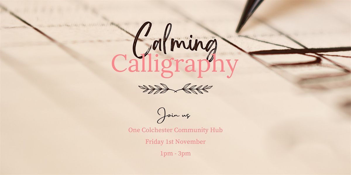 Calming Calligraphy with Reclaim Art Tribe