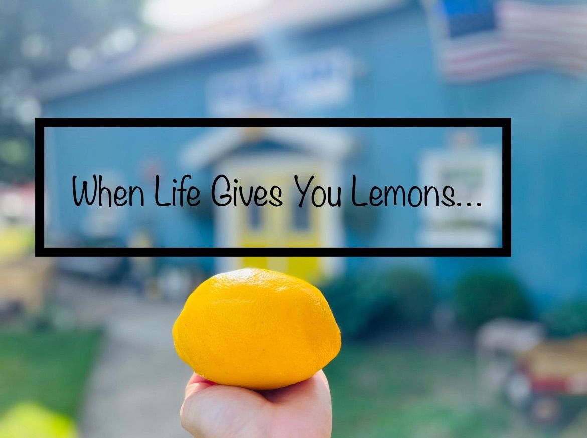 Blue Barn Shops~When Life Gives You Lemons