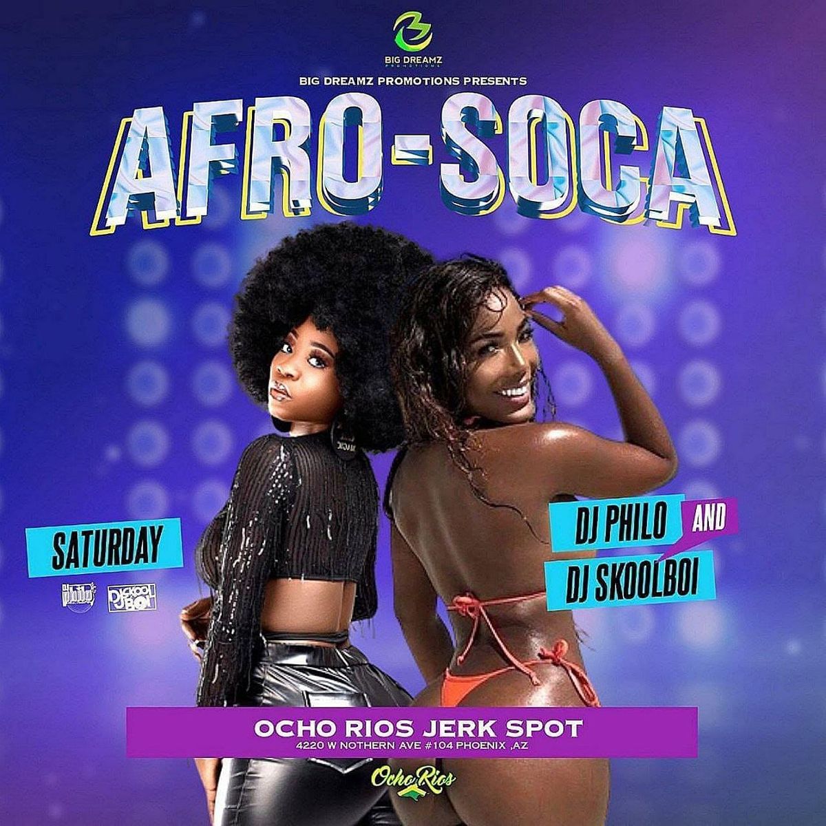 Afro-Soca Saturdays
