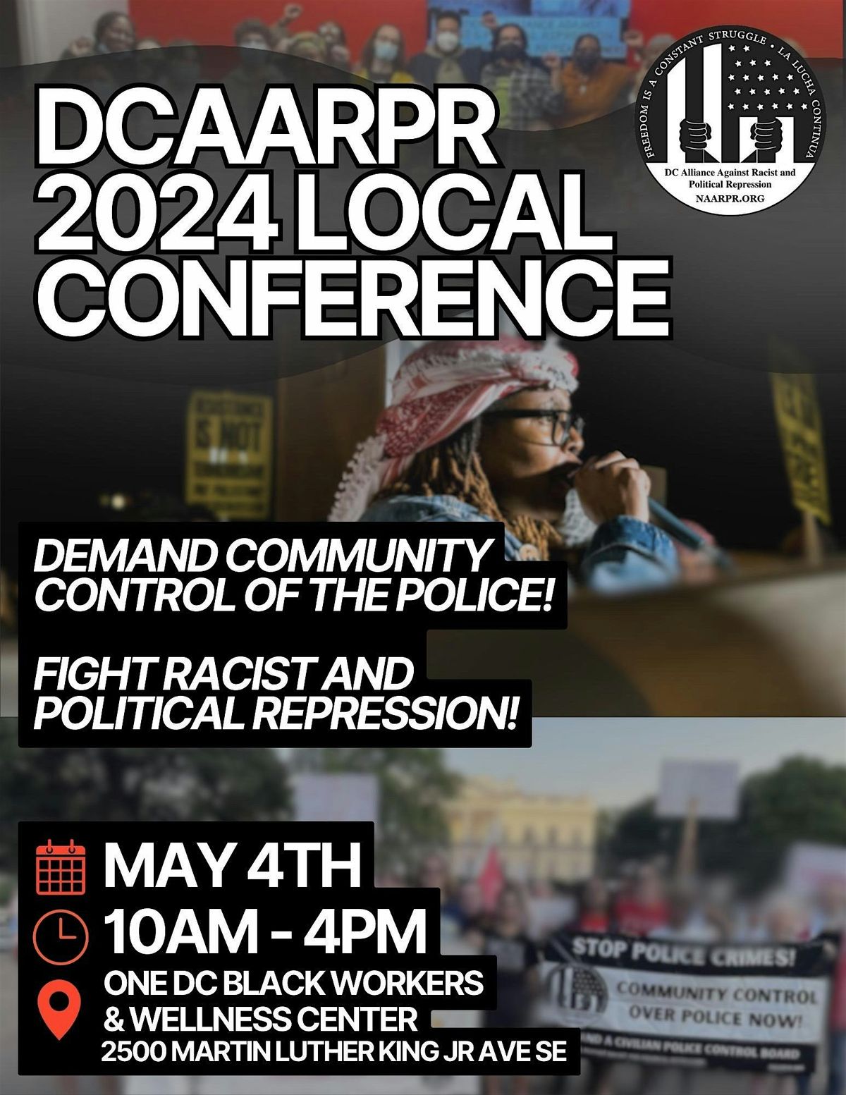 DC Alliance Against Racist and Political Repression Local Conference