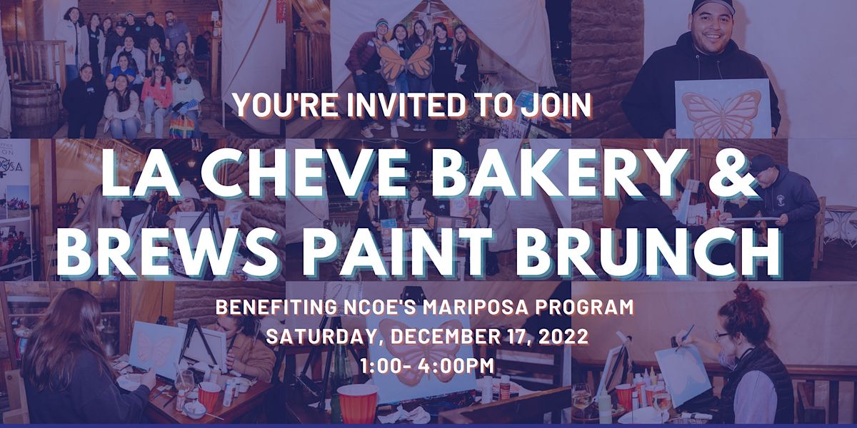 Mariposa Paint Brunch & Dine and Donate at La Cheve