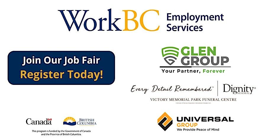 WorkBC South Surrey White Rock - In Person Hiring Event