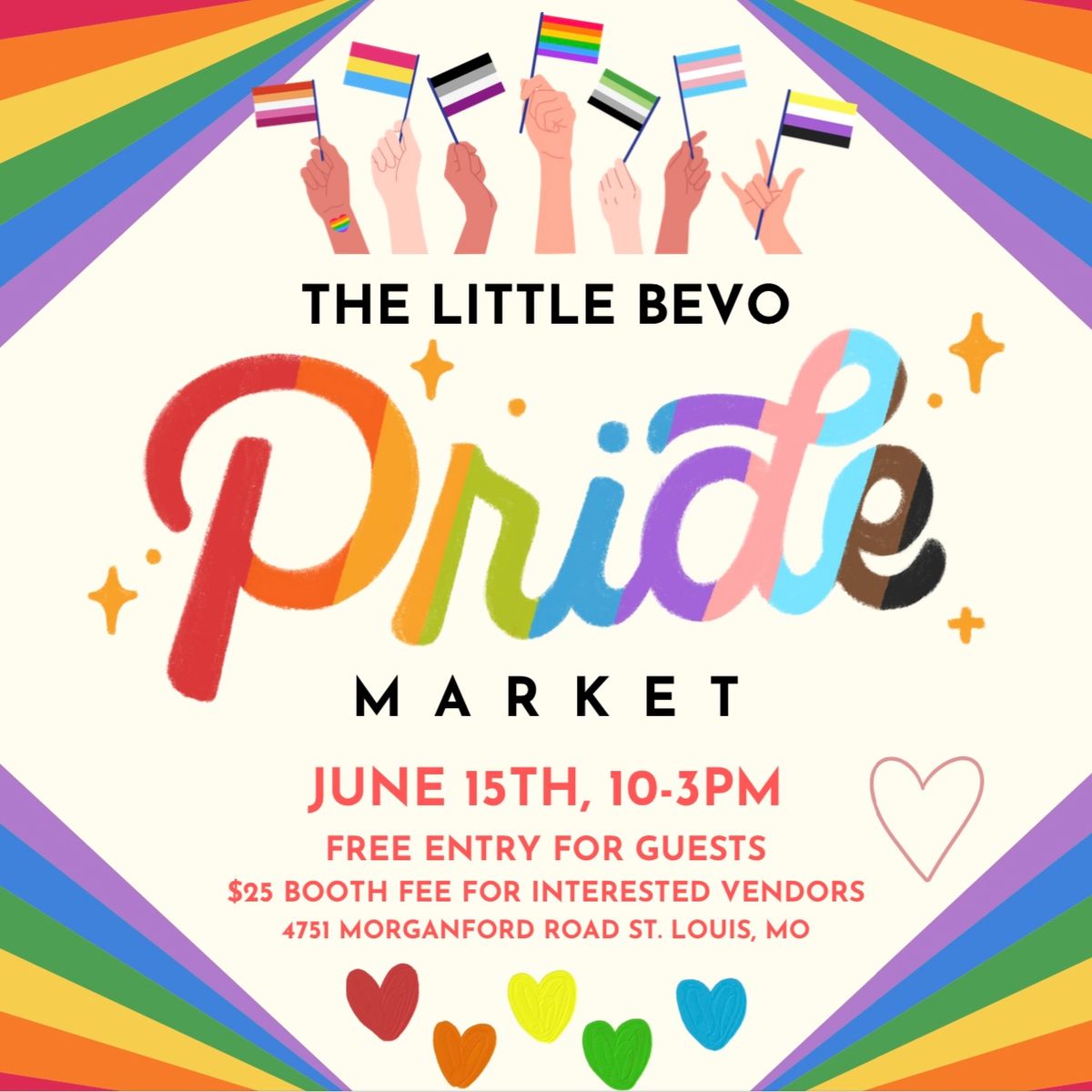 The Little Bevo Pride Market