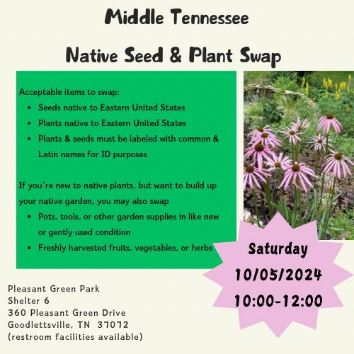 Native Plant Seed & Plant Swap