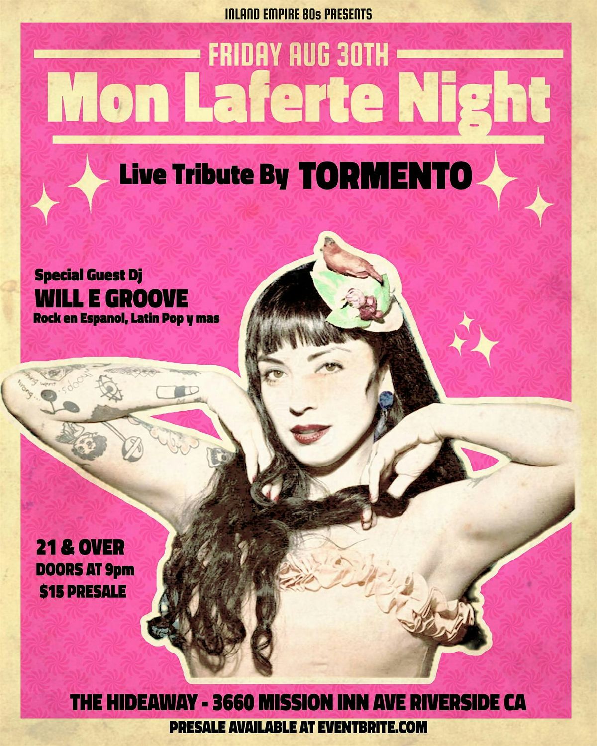 Mon Laferte night at The Hideaway Riverside