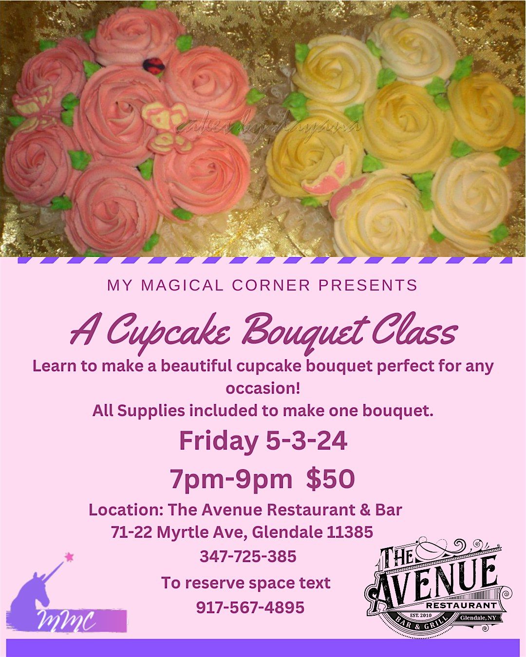 Cupcake Bouquet Class