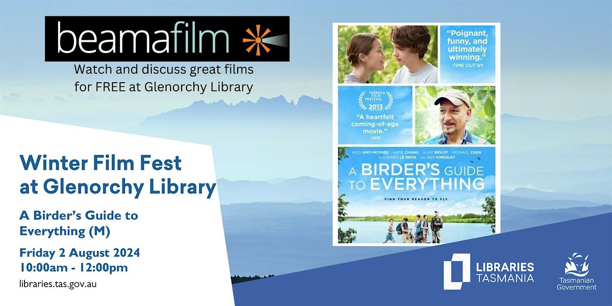 Winter Film Fest: A Birder's Guide to Everything at Glenorchy Library