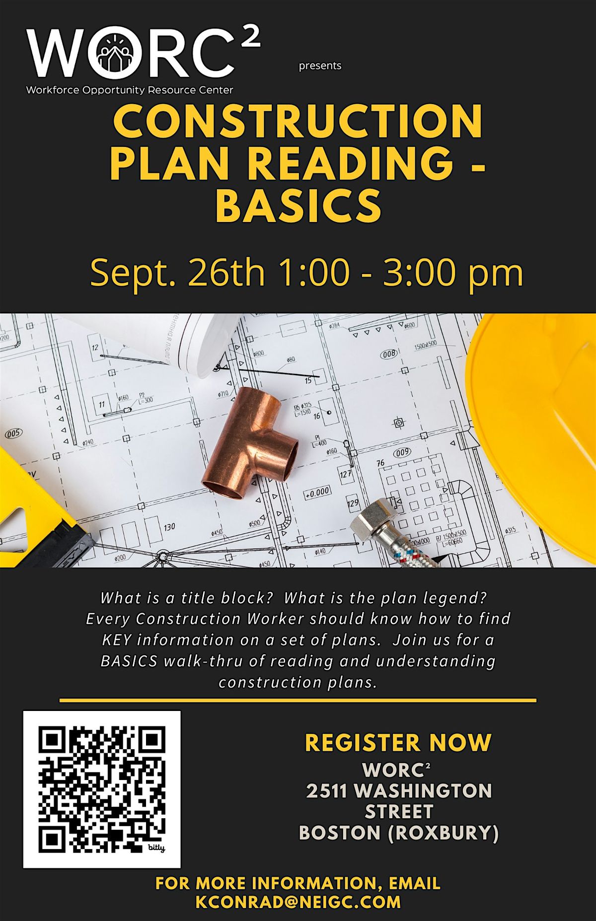 WORC\u00b2 presents:  Construction Plan Reading - Basics