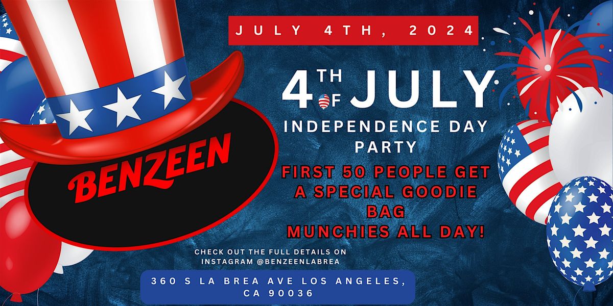 BENZEEN 4TH OF JULY PARTY