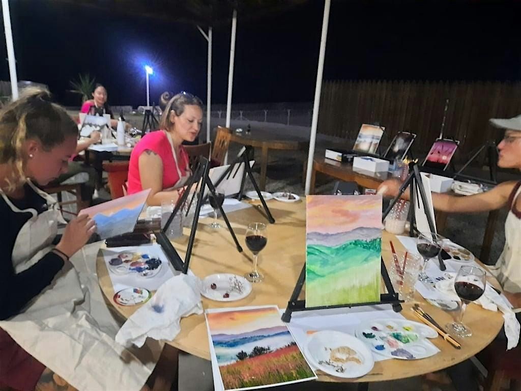 Wine & Painting Night ~ Noche de Vino & Pintura
