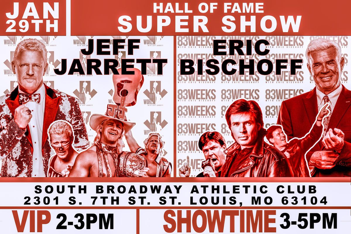 Hall of Fame Super Show hosted by Eric Bischoff and Jeff Jarrett, South