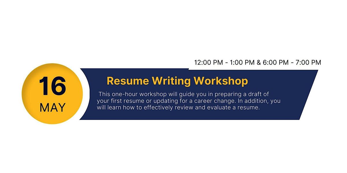 Resume Writing Workshop