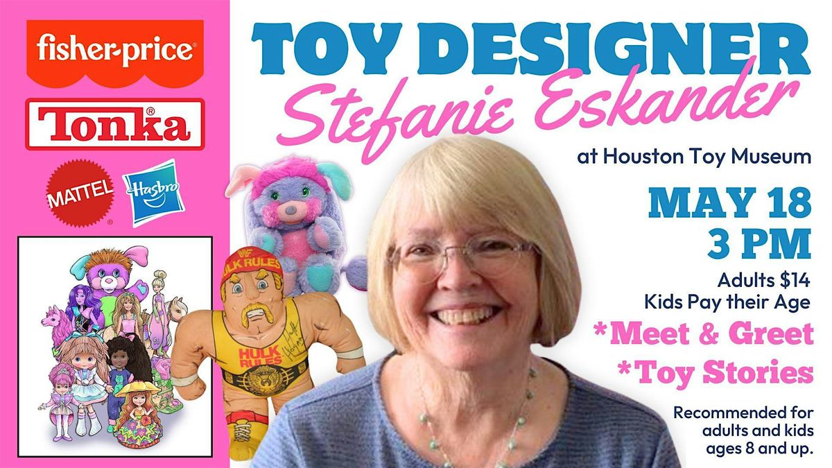 Toy Designer Stefanie Eskander at Houston Toy Museum