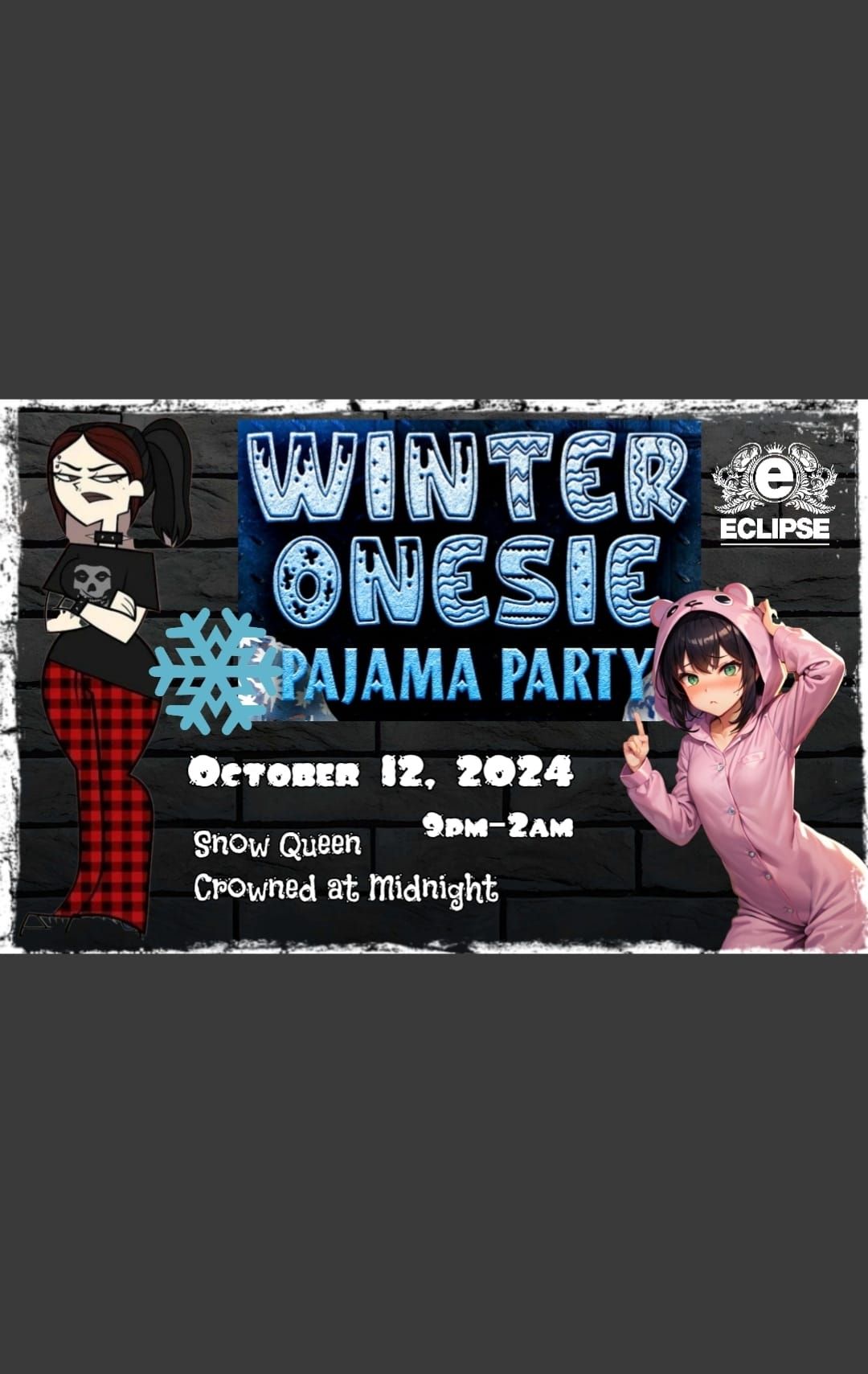 Winter Onsie Pajama Party