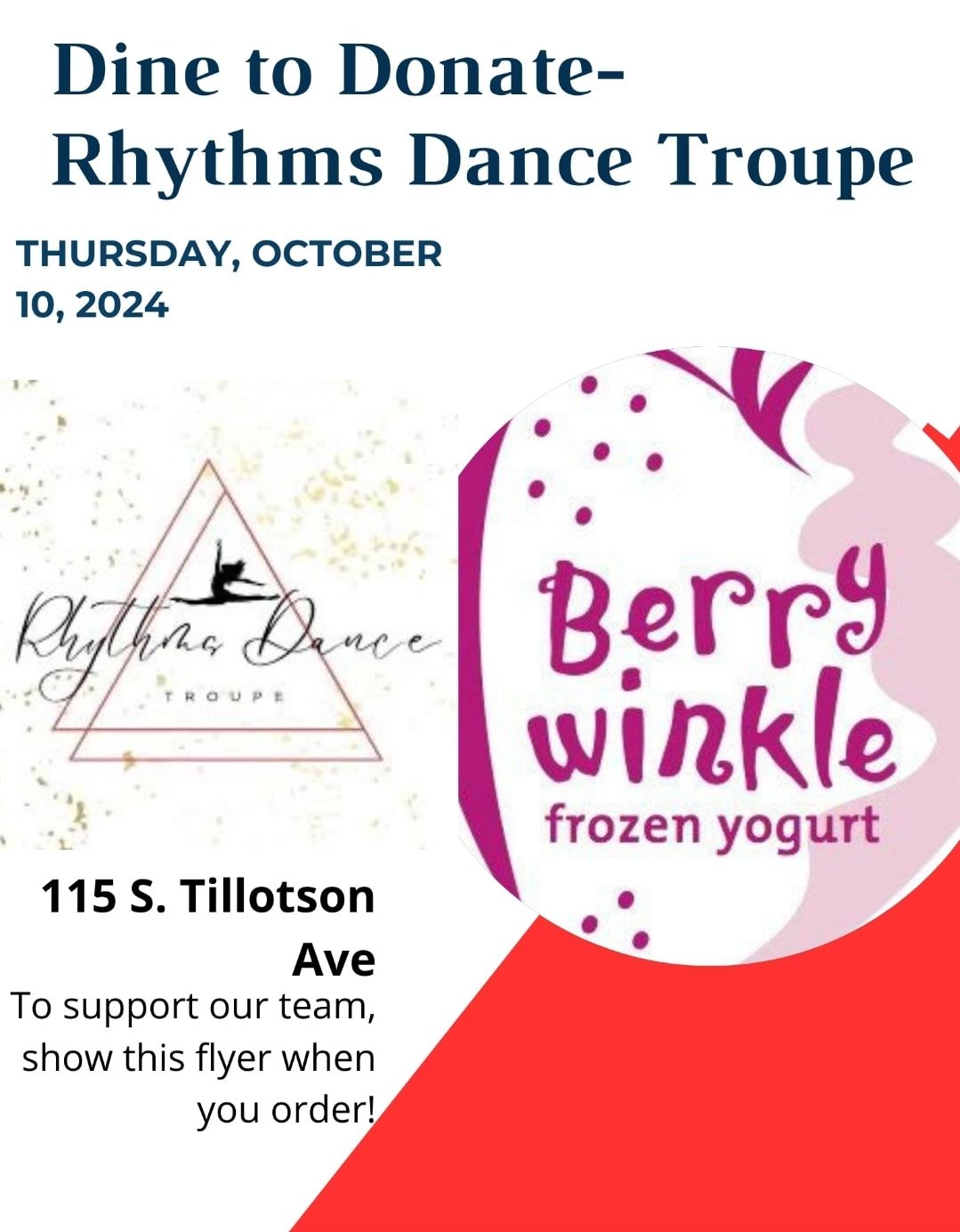 Rhythms Dance Troupe Fundraiser