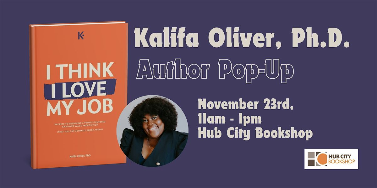 Kalifa Oliver, Ph.D. Author Pop-Up