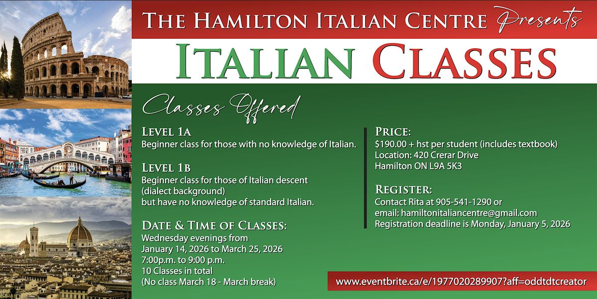 Italian Language Classes