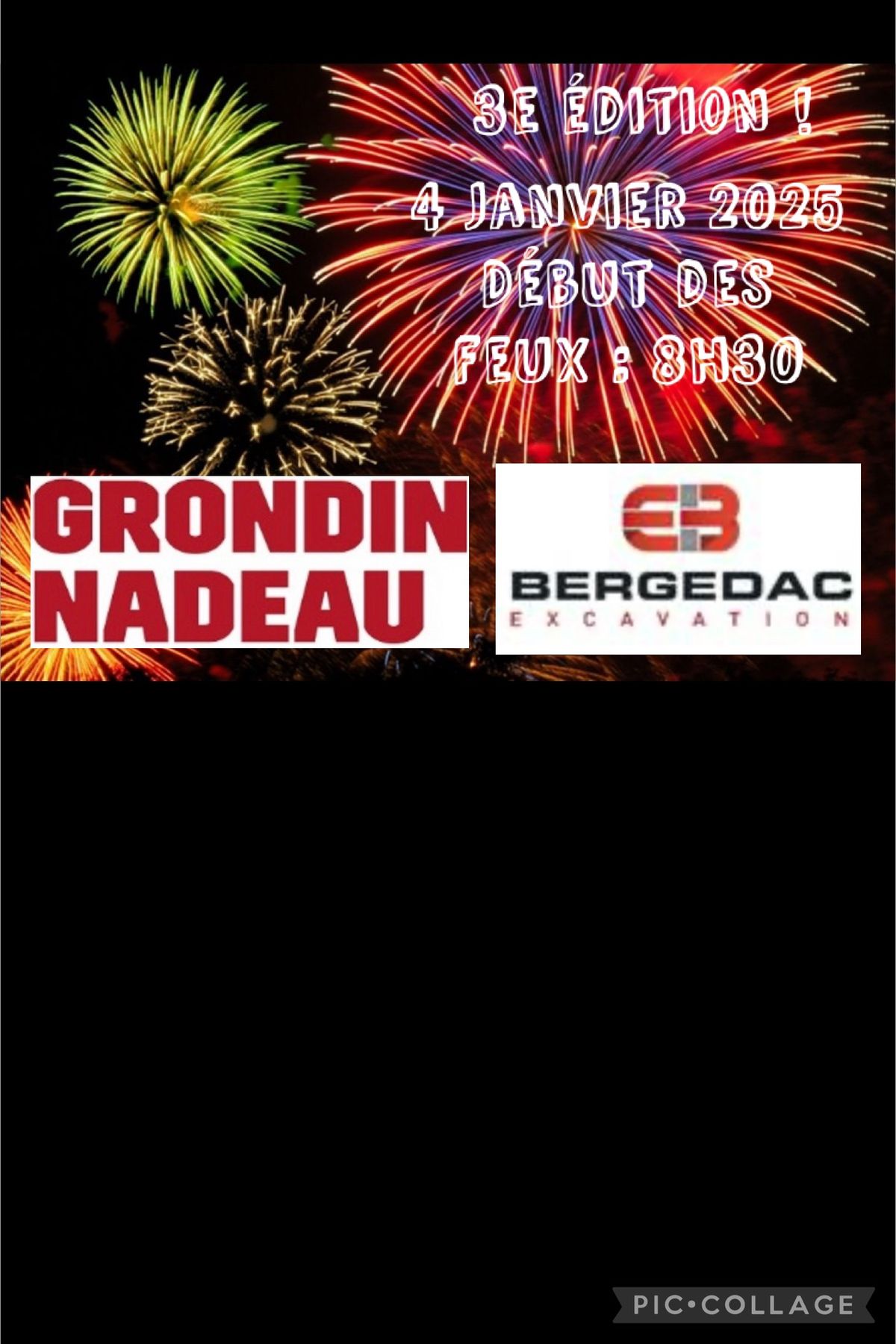 Feux d\u2019artifices BERGEDAC ET GRONDIN NADEAU 3e \u00e9dition 