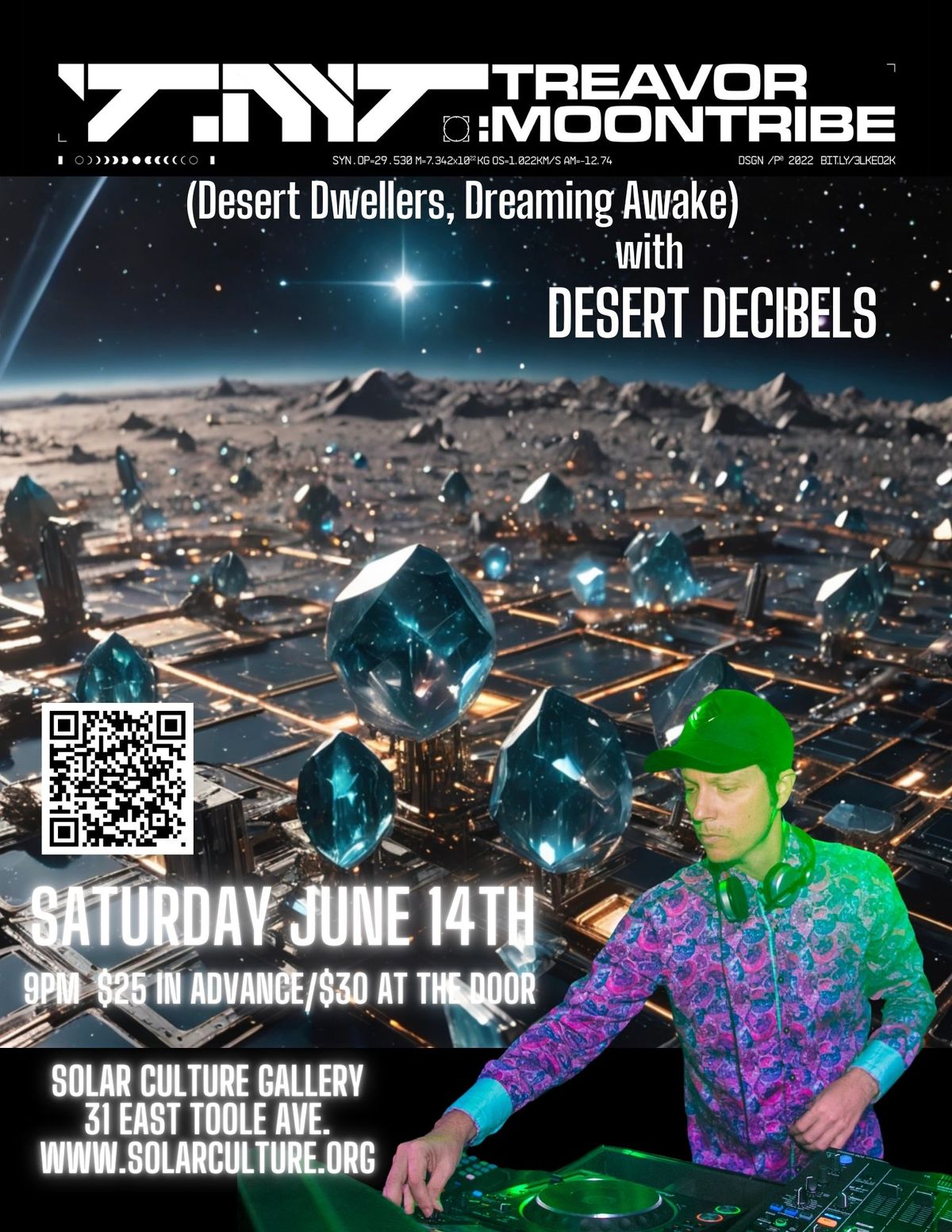 Treavor Moontribe (Desert Dwellers, Dreaming Awake) with Desert Decibels