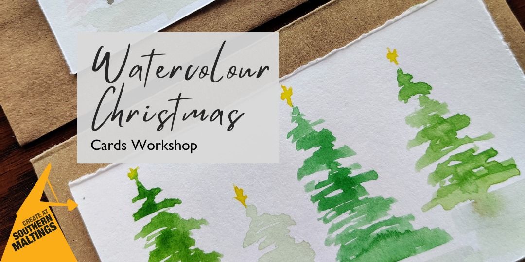 Watercolour Christmas Cards Workshop with Rock N Wool Creations