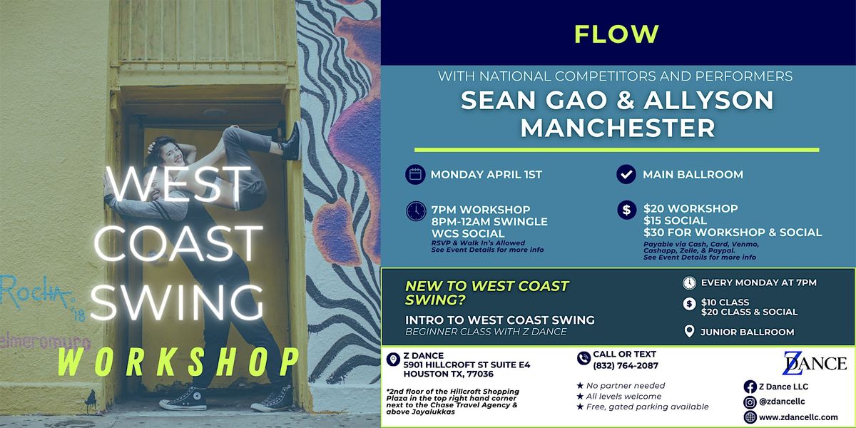 Sean Gao Intermediate West Coast Swing Workshop