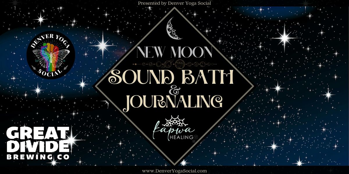 New Moon - Sound Bath & Journaling  @ Great Divide Brewing Barrel Room RiNo