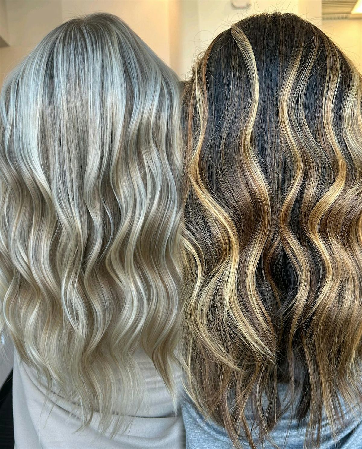 Beach waves + bubbly!