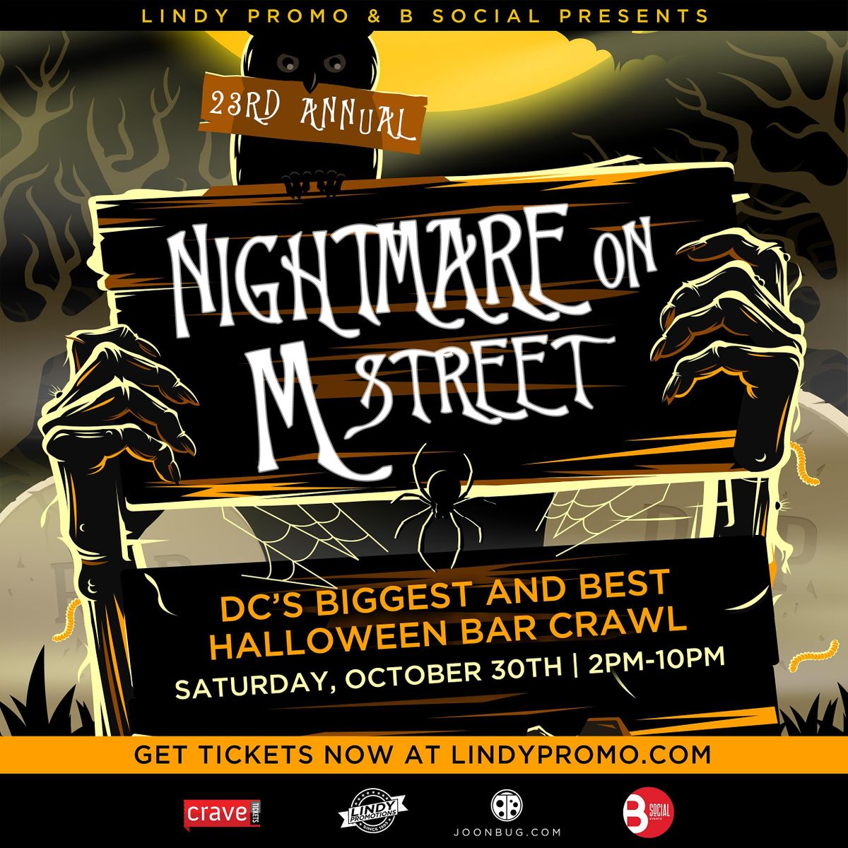 23rd Annual Nightmare On M Street Bar Crawl