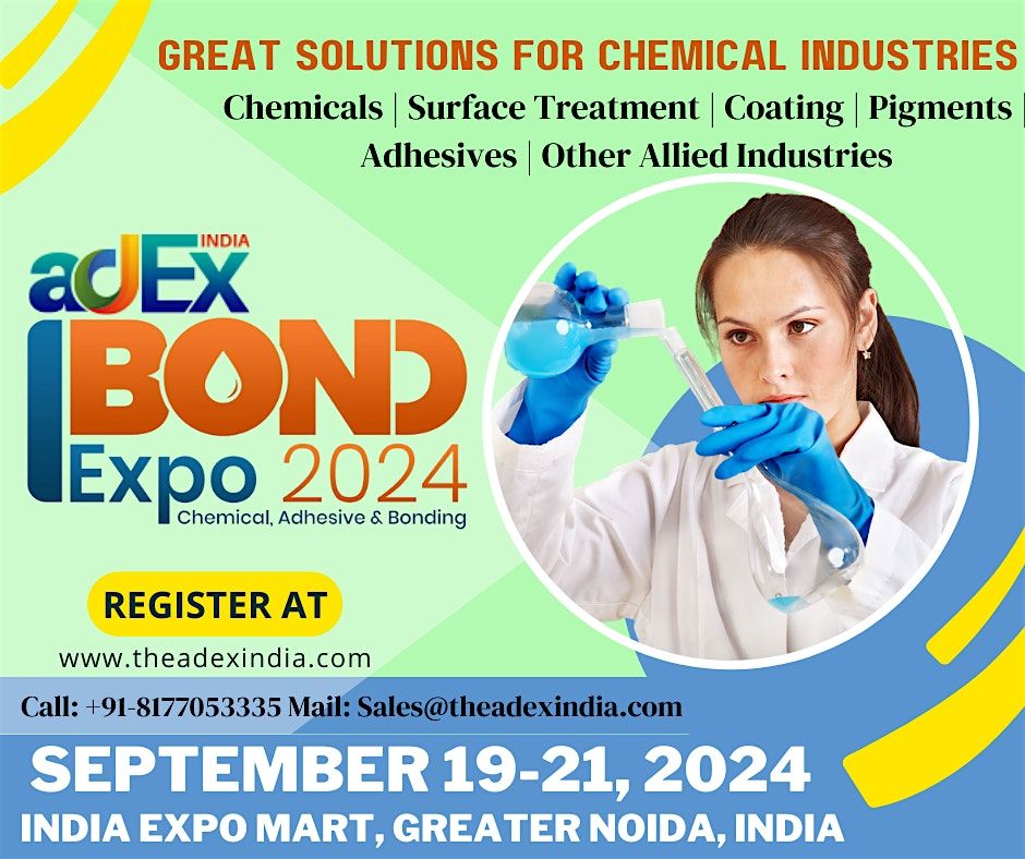 ADEX India BHARATCHEM Expo 2024 Premier & Dedicated Chemical Expo