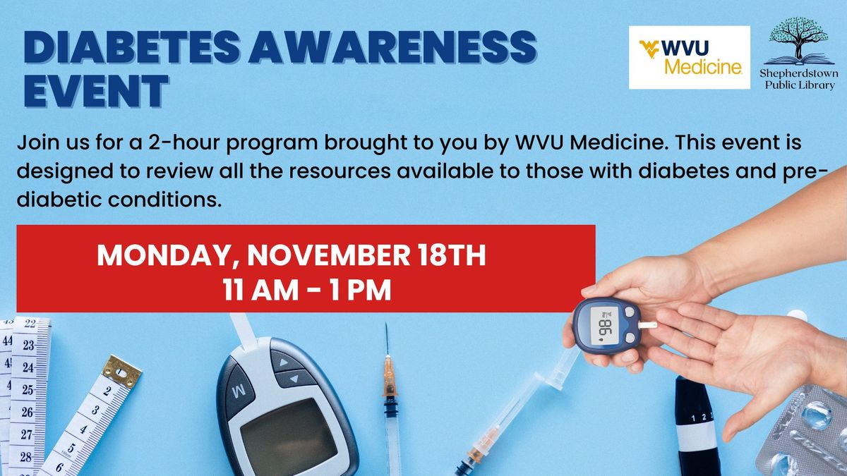 WVU Medicine Diabetes Awareness Month Event