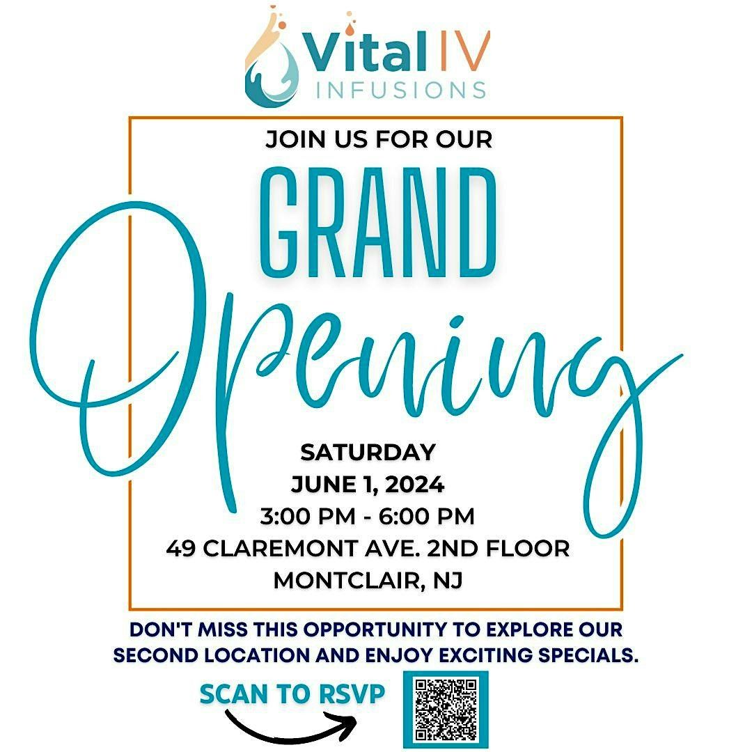 Vital IV- Ketamine Therapy & IV Infusions Montclair Grand Opening