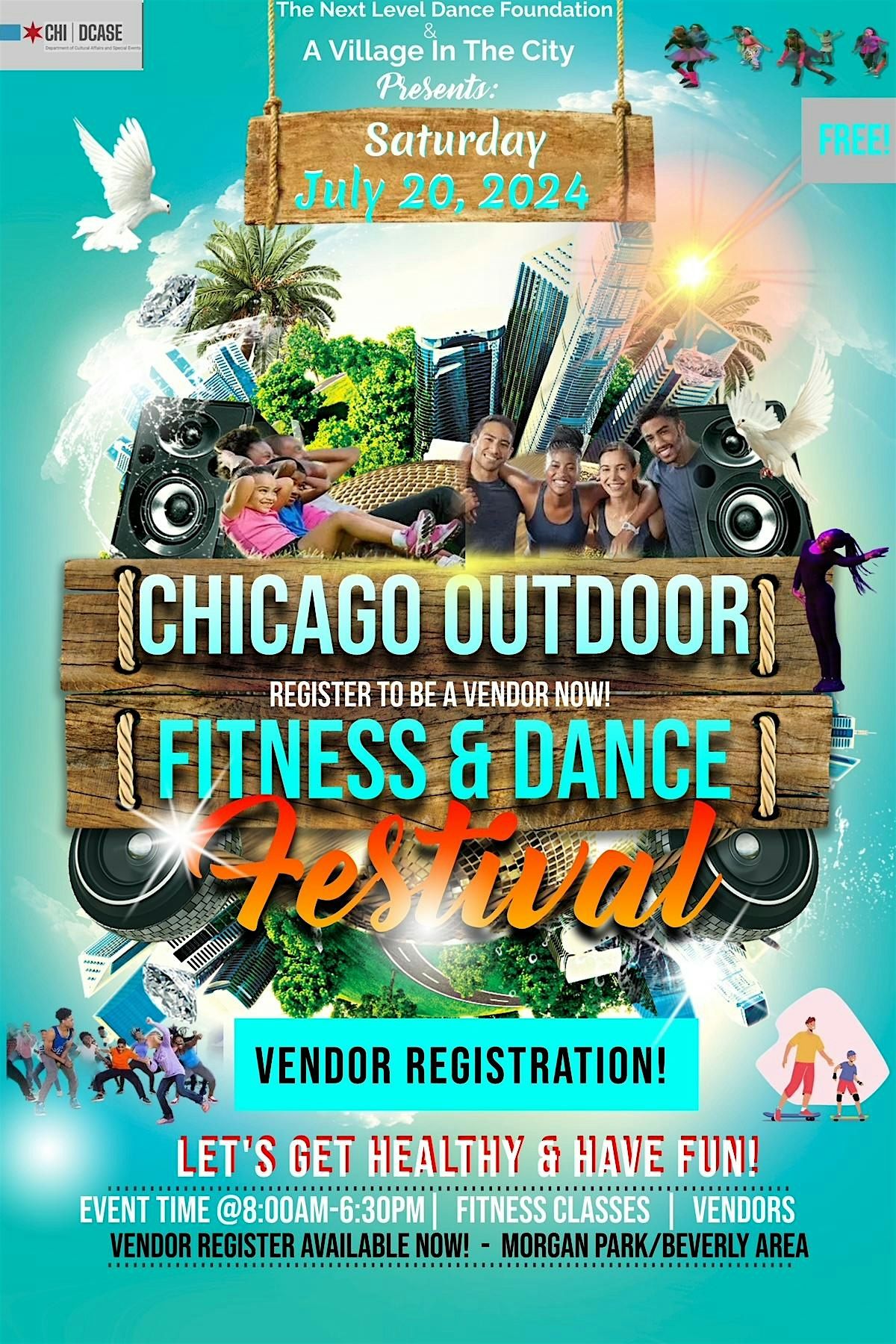 Chicago Outdoor Fitness  and Dance Festival Vendor Registration