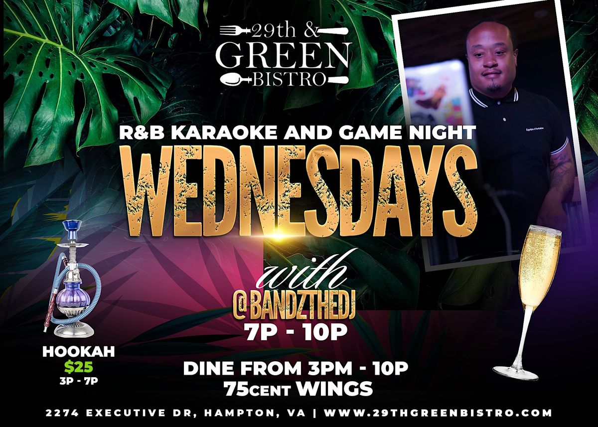 R&B KARAOKE AND GAME NIGHT