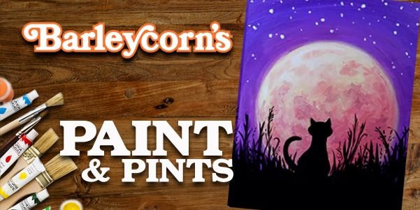 Paint Nite | Harvest Moon Kitty | Florence Barleycorn's