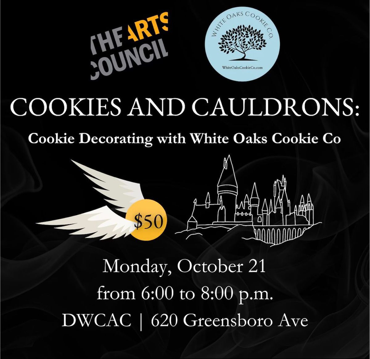 Cookies and Cauldrons: Cooke Decorating with White Oaks