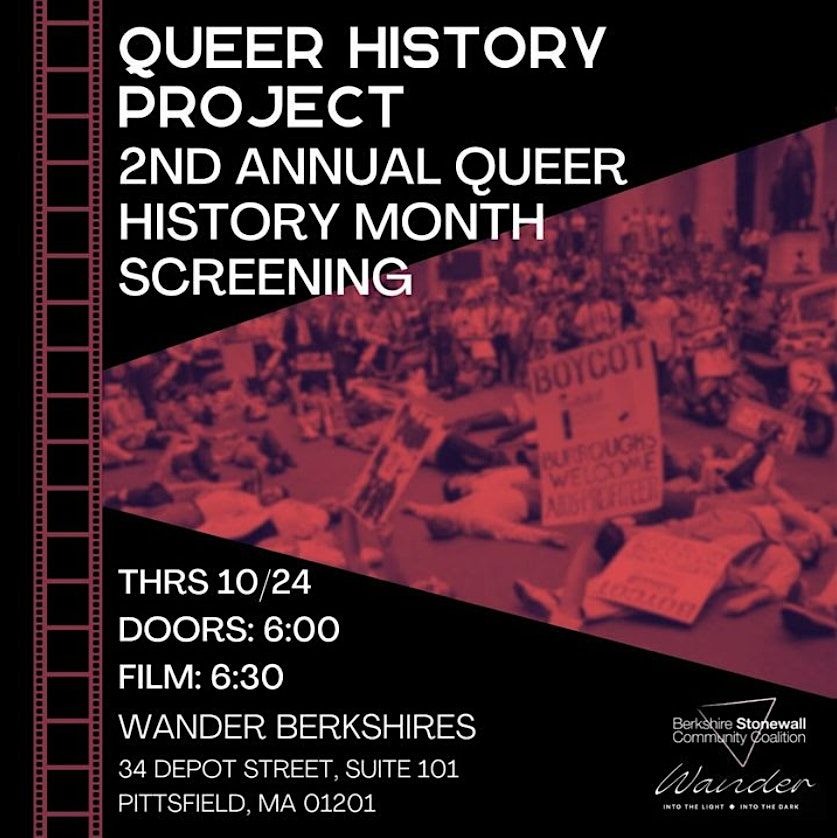 Berkshire Queer History Project Screening (Pittsfield, MA)