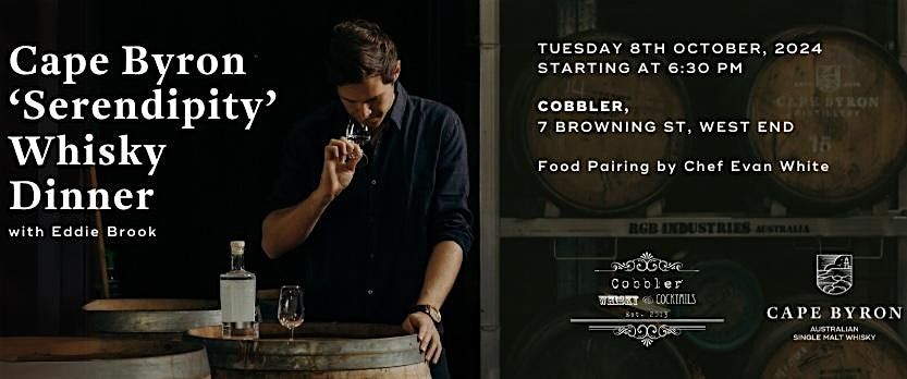 Cape Byron Distillery  Whisky Dinner @ Cobbler