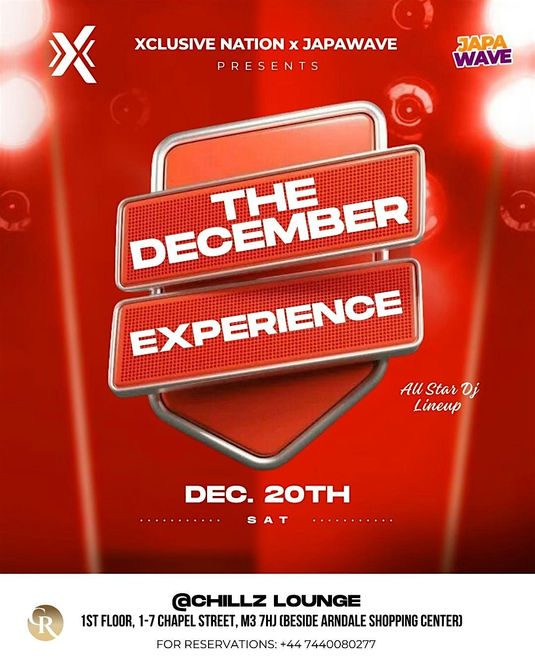 The December Experience @ Chillz Manchester