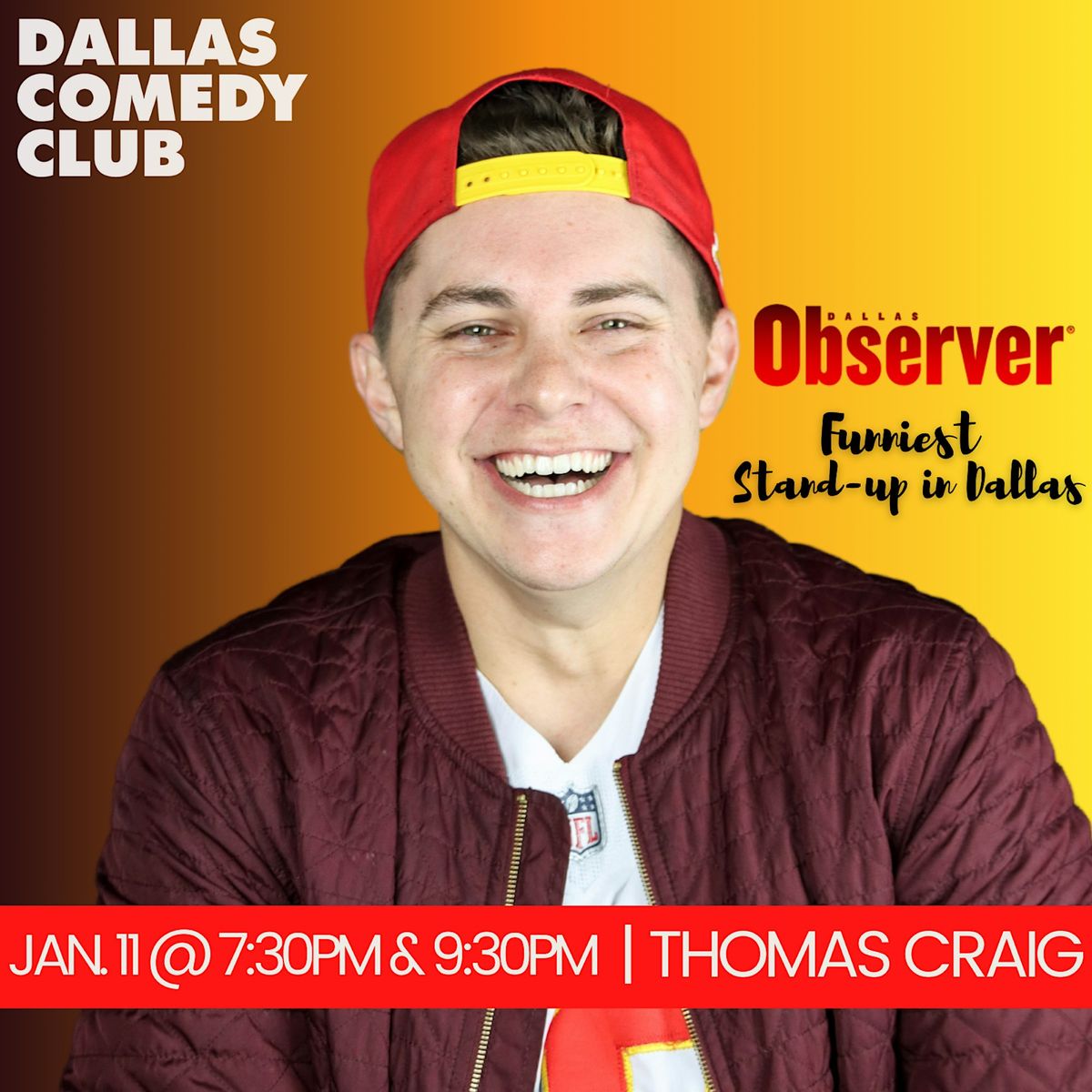 Dallas Comedy Club Presents: THOMAS CRAIG