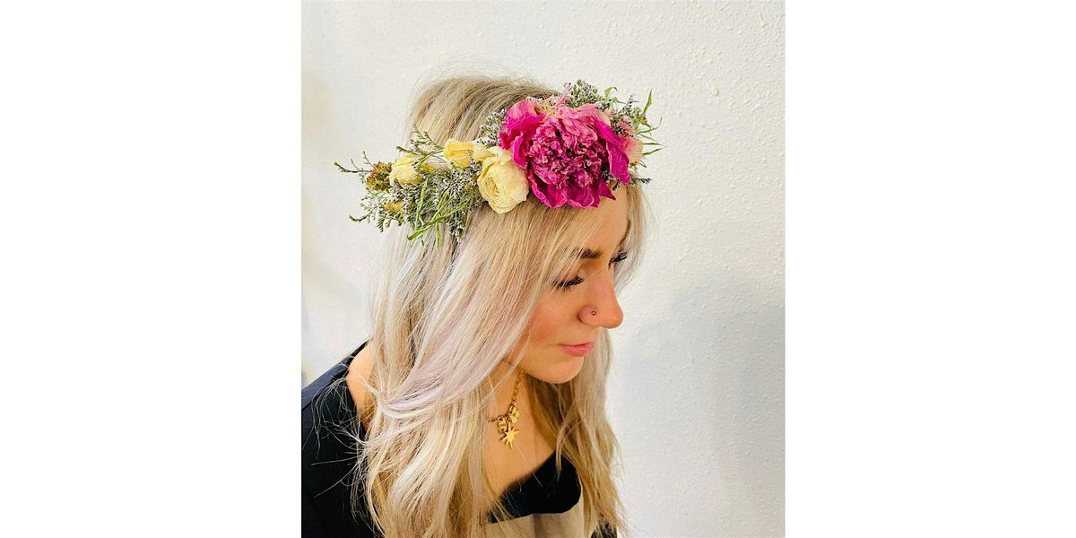 Festive Holiday Flower Crown Workshop