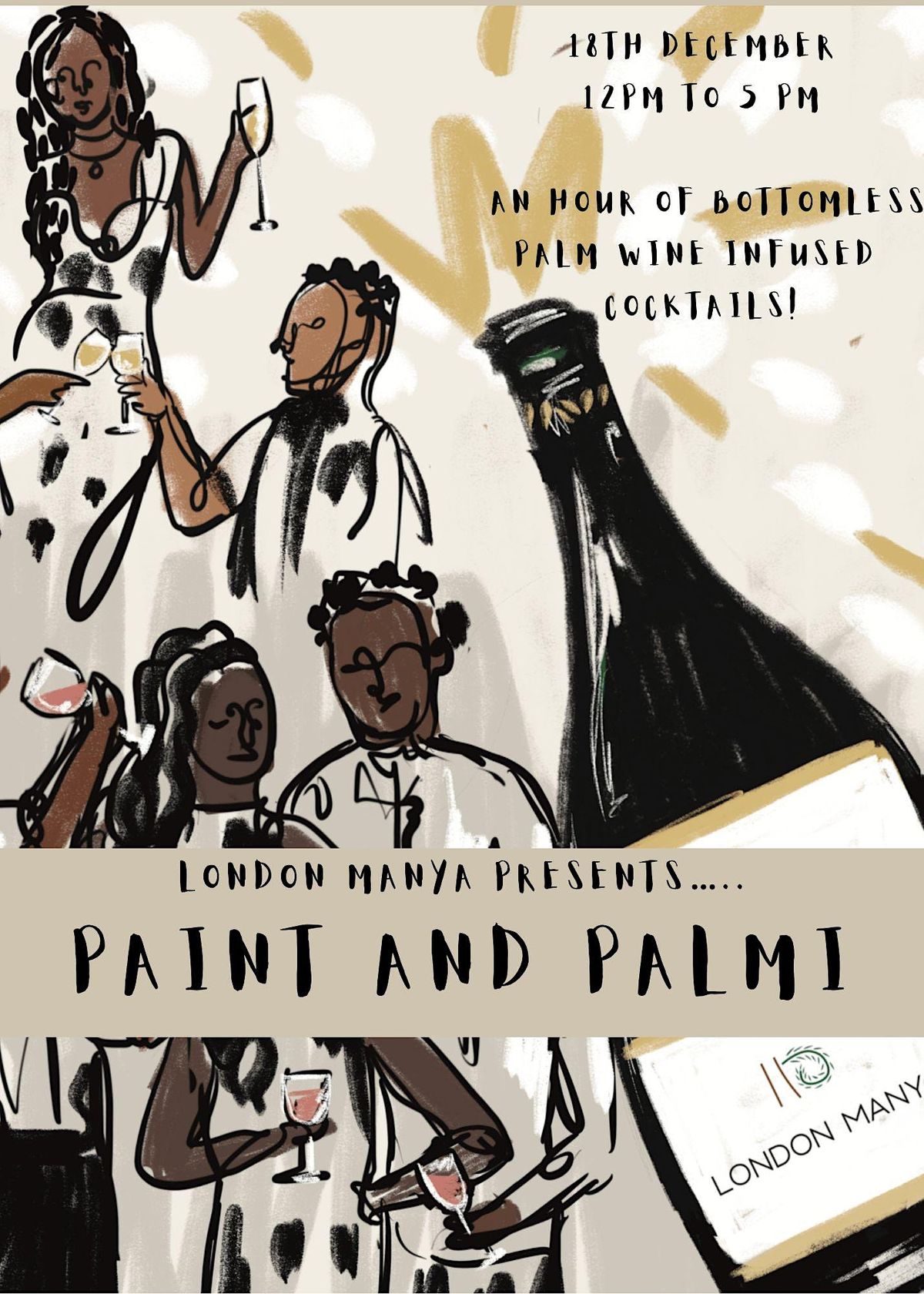 Paint & Palmi - Sparkling Palm Wine by London Manya
