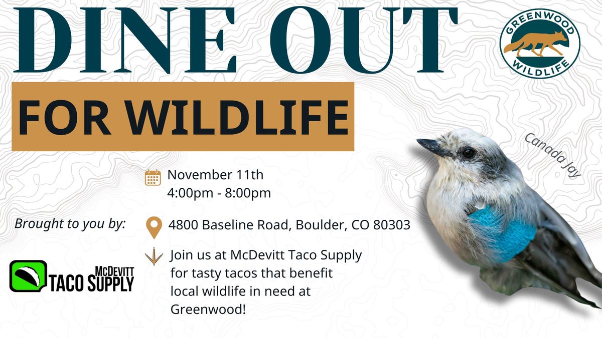 Dine Out for Wildlife